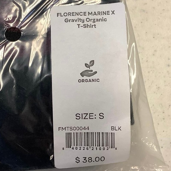 Florence Marine X Size Small Gravity Movie Organic T-Shirt Black $38 msrp M4-3 - Picture 10 of 10
